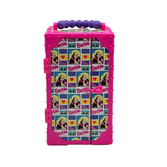 New Open Box Vintage 1994 Barbie Glamour on the Go Carry Case Lights Up #12255 - Picture 3 of 14